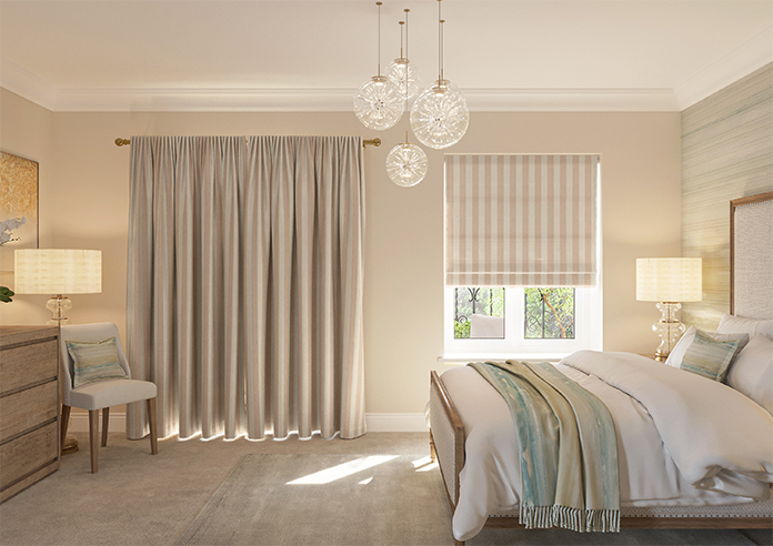 Striatus, Caramel - Made to Measure Curtains - Image 14